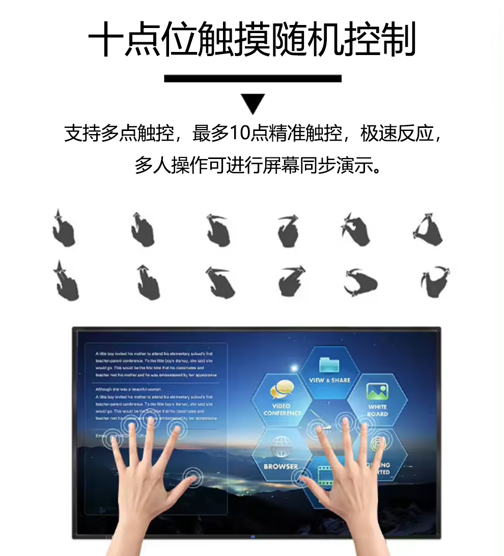 智能led觸控會(huì)議一體機(jī)詳情-凰津光電